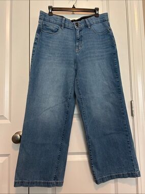 St. John's Bay Light Blue Wide Leg Jeans